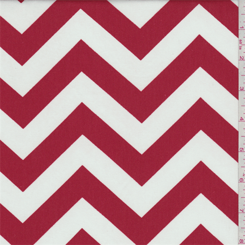 Zig Zag Lipstick Red Poplin