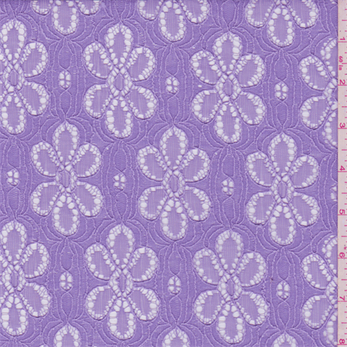 Lilac Purple Daisy Lace
