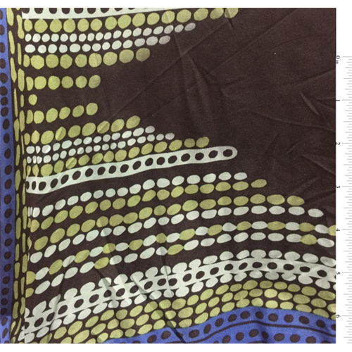 Black Print Silk Jersey Knit