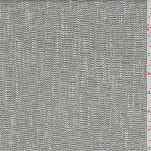 Green & White Herringbone