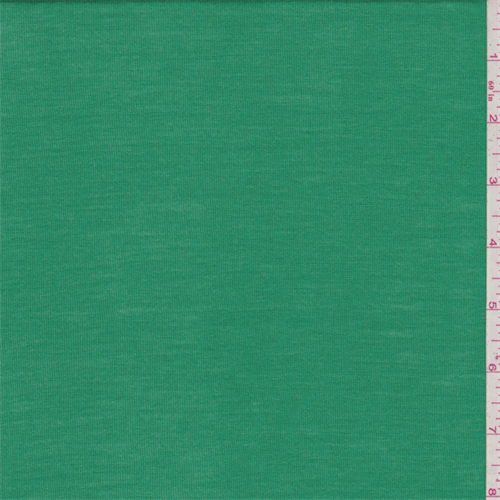 Green Slubbed Jersey Knit