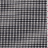 Sterling Grey Plaid Shirting