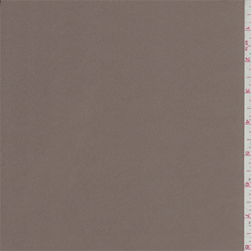 Frosted Cocoa Stretch Satin