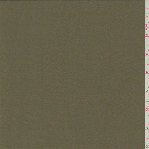 Golden Green Crepe de Chine