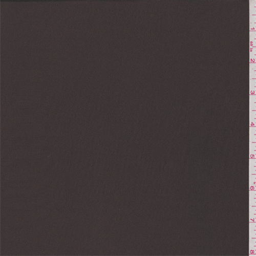 Chocolate Brown Crepe de Chine