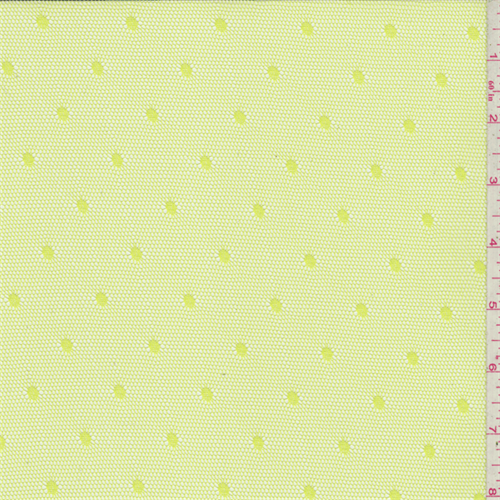 Citrus Green Dot Mesh