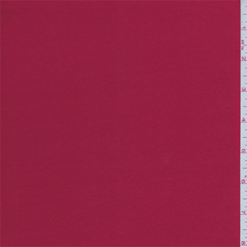 Cherry Red Stretch Charmeuse