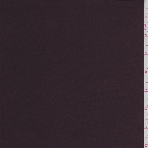 Raisin Brown Stretch Charmeuse