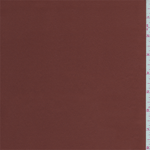Rust Orange Stretch Charmeuse
