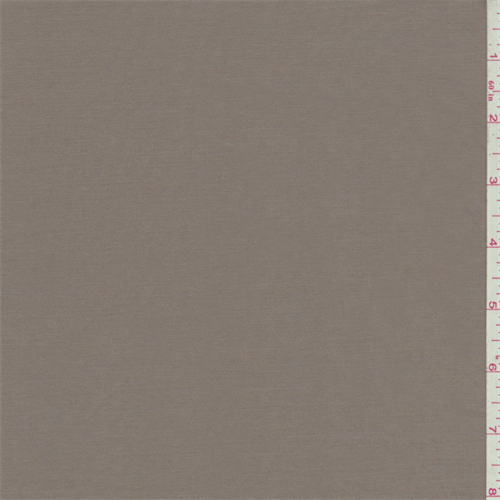 Taupe Brown Sateen Shirting