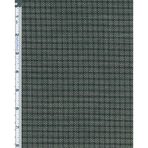 Black Stair-step Plaid Suiting 55281
