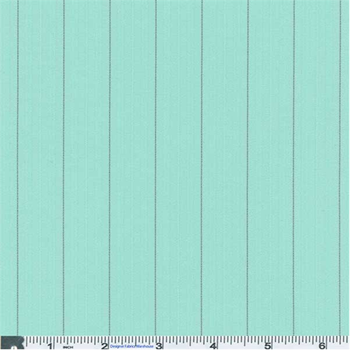 Light Aqua Stripe Suiting 55570