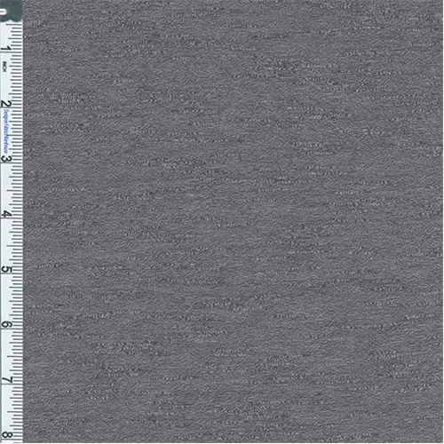 Cinder Grey Marled Slub Jersey Knit 55637