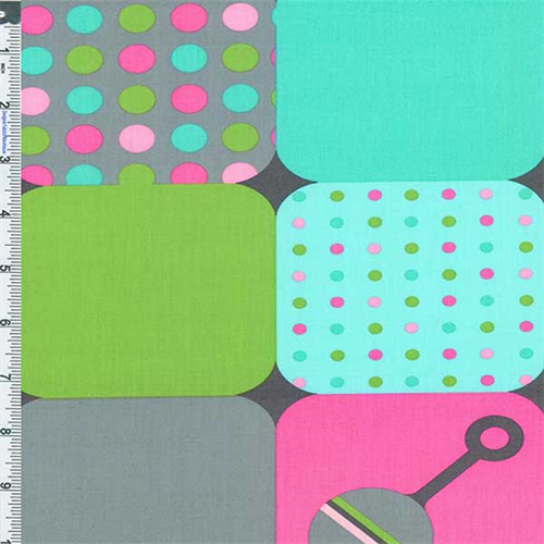 Sweet Pea Little One Organic Cotton Print by Katie Hennagir for Robert Kaufman