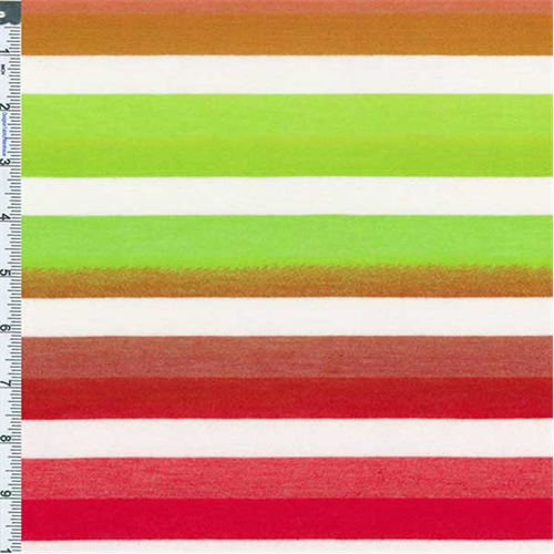Lime/Punch/Multi Stripe Knit 56322