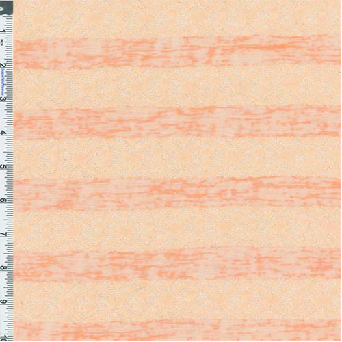 Orange Stripe Jacquard Knit 56367