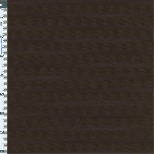 Dark Brown Bengaline Dobby Stripe 56391