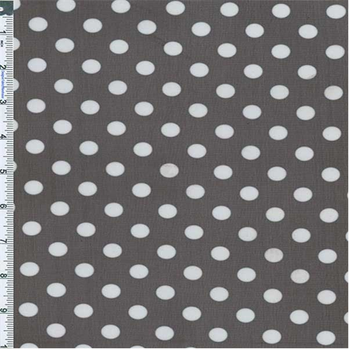 Black/White Polka Dot Polyester Mesh 55483