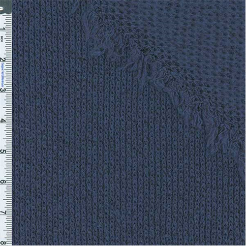 blue sweater knit fabric