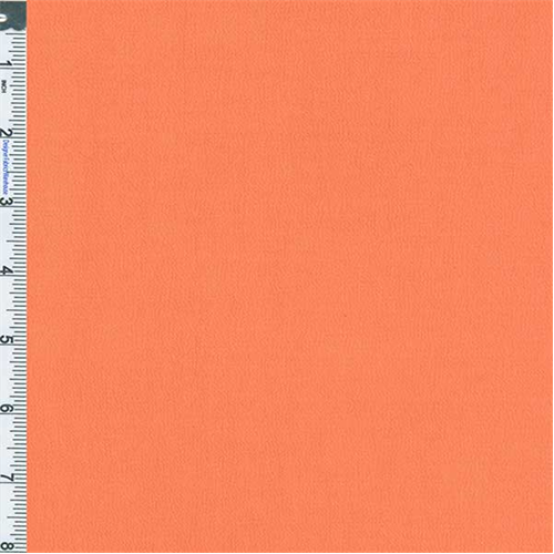 Soft Orange Crepe Weave Rayon 56981