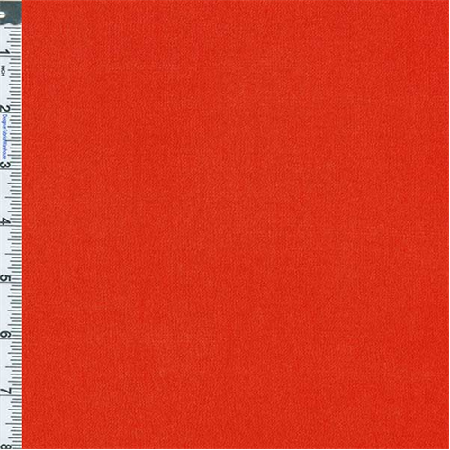 Flame Red Crepe Weave Rayon 56986