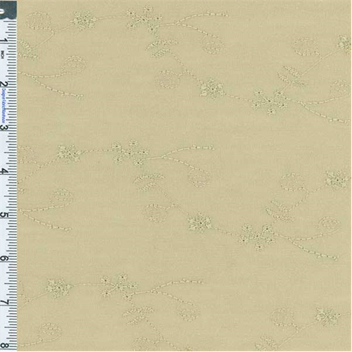 Sand Floral Embroidered Knit 56649