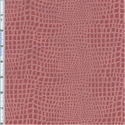 Rose Pink Boa Reptile Foil Print Knit Velveteen Decor Fabric DFW50003