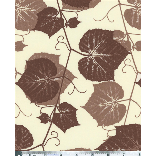 Brown Ty Pennington Impressions Ivy Print Cotton 57081