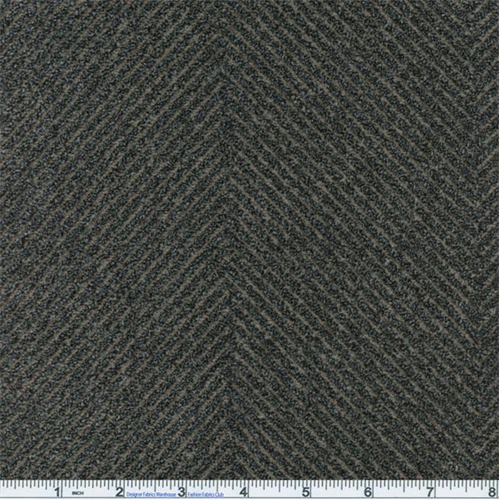 Metal Gray Odyssey Herringbone Chenille Home Decorating Fabric DFW50365