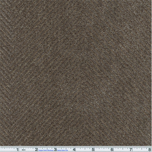 Pewter Brown Odyssey Herringbone Chenille Home Decorating Fabric DFW50370