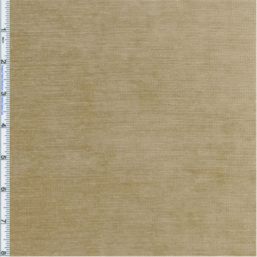 Desert Sand Beige Designer Palermo Velvet Chenille Home Decorating Fabric DFW50496