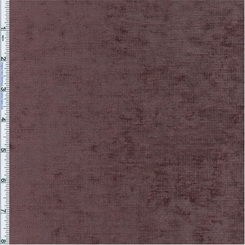 Purple/Red Plum Designer Palermo Velvet Chenille Home Decorating Fabric DFW50498