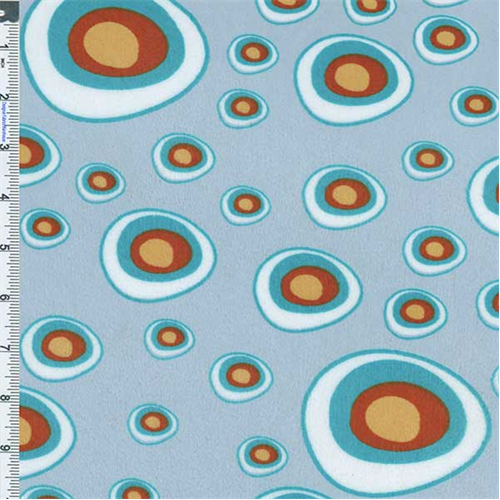 Blue Multi Minky Novelty Print 56693