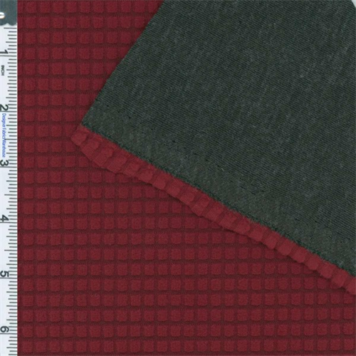 Burgundy Double Face Activewear Knit
