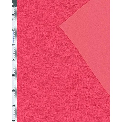 Begonia Pink Stretch Pebble Crepe Knit 57177
