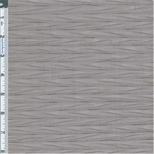 Warm Grey Designer Crimped Textured Netting 57190