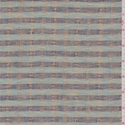 *1 1/2 YD PC--Turquoise/Blue Linen