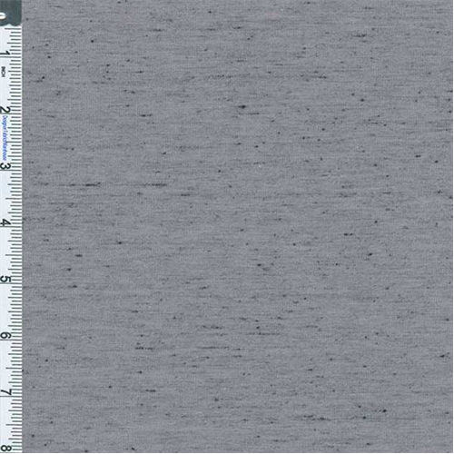 Warm Gray Heather Flecked Jersey Knit 57452