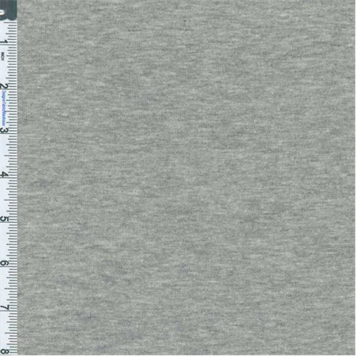 Light Grey Heather 1 x 1 Baby Rib Knit 57500