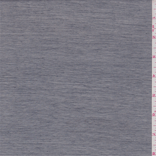 Grey Stripe Polyester Lawn