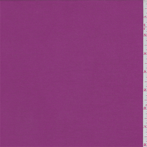 Deep Pink Slub Jersey Knit