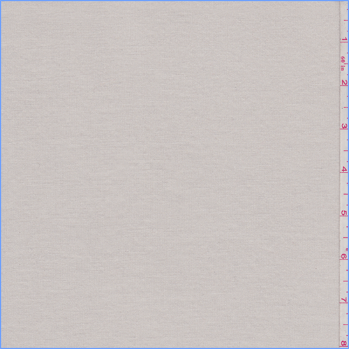 Pearl Grey Slub Jersey Knit