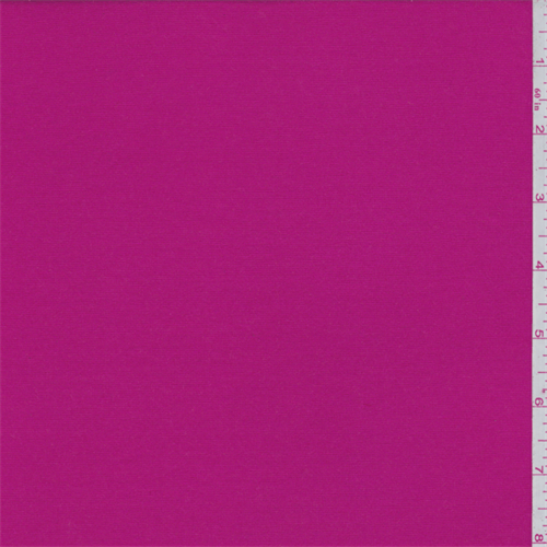 Vibrant Pink Slub Jersey Knit