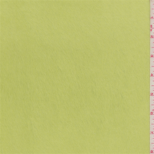 Yellow Green Faux Fur