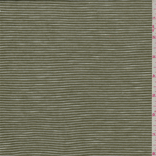 Fern Green Stripe T-Shirt Jersey Knit