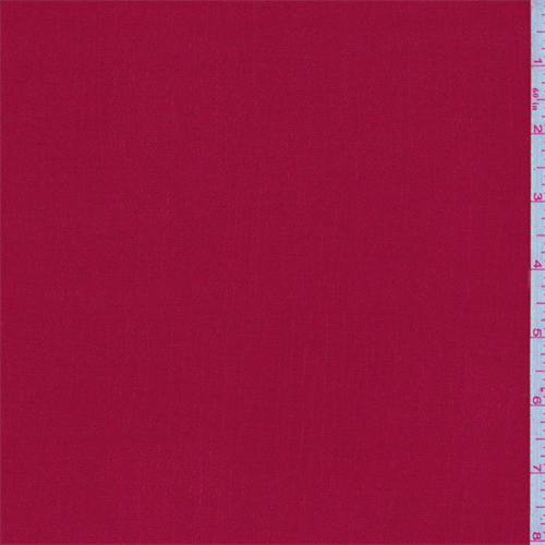 Vibrant Red Rayon Crepon