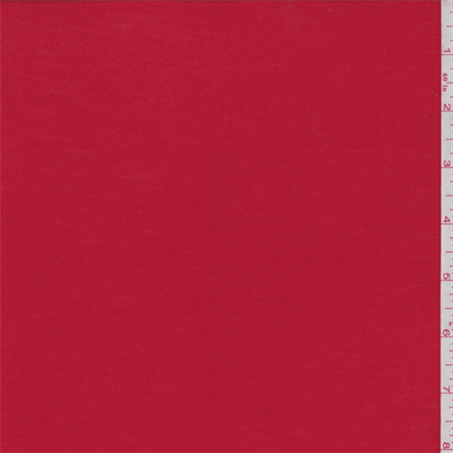 Fire Red Rayon Jersey Knit