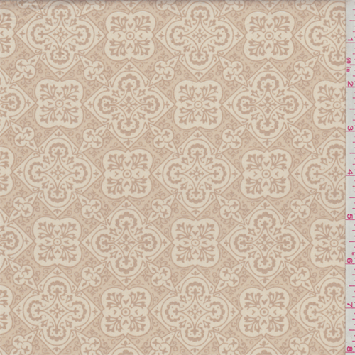 Buff Yellow Diamond Polyester Shirting