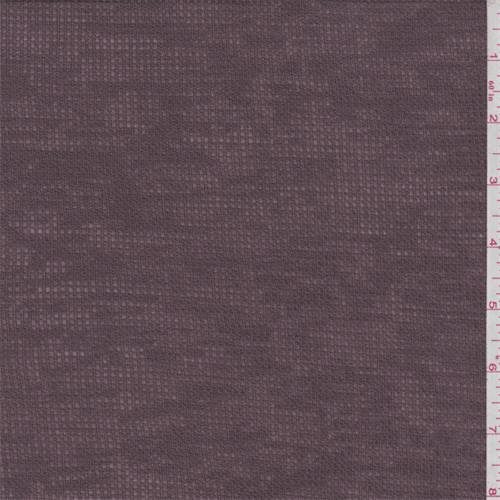 Dusty Plum Thermal T-Shirt Knit