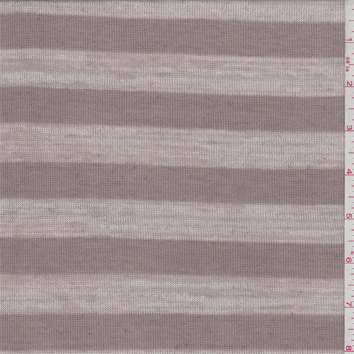 Cocoa Brown Stripe Sweater Knit